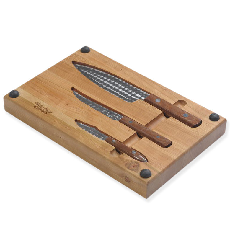 Cutting board and knife set