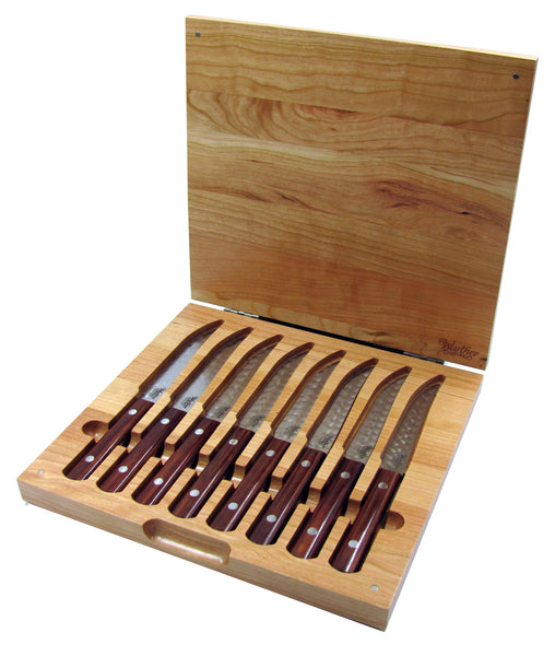 5" Steak Knives In A Wood Chest (Set of 8)