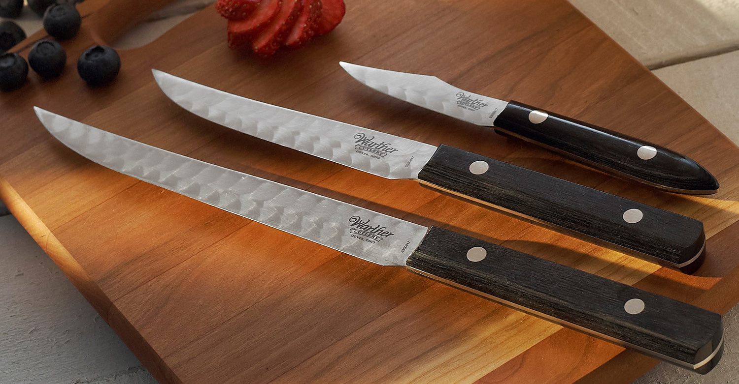 OLIGHT OREMAKE Monsoon Outdoor Kitchen Knife Set with Leather Sheath  Portable
