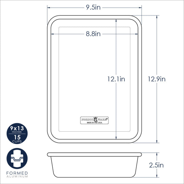 Naturals 9x13 Rectangular Cake Pan