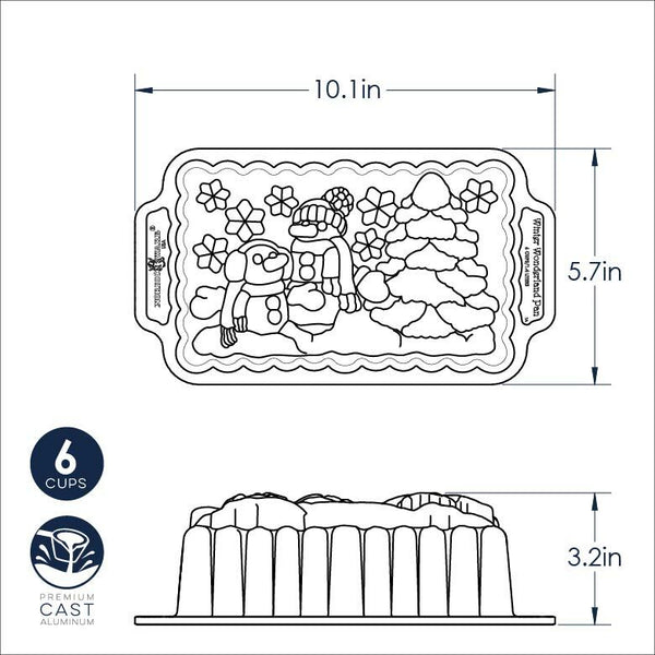 Winter Wonderland Loaf Pan
