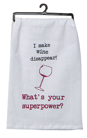 I Make Wine Disappear Towel