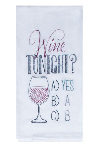 Wine Tonight Towel