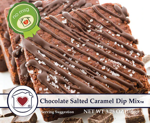 Chocolate Salted Caramel Dip Mix
