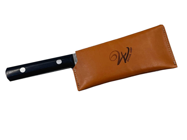 ~NEW PRODUCT~  6" Cleaver with Sheath
