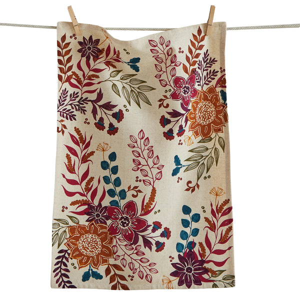 Autumn Bloom Dishtowel Set of 2