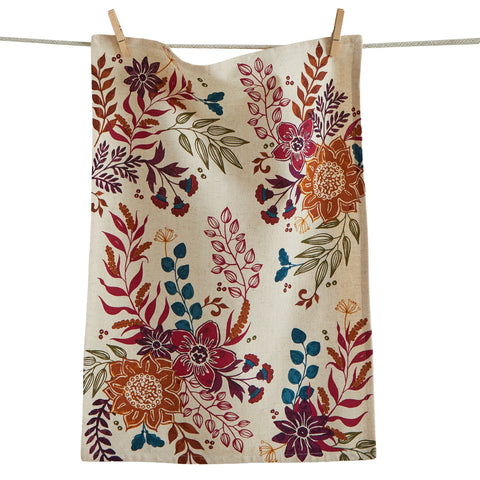 Autumn Bloom Dishtowel Set of 2
