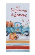 Autumn Joy Truckin Towel