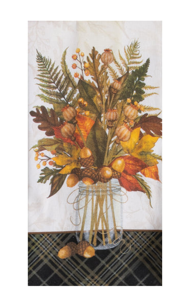 Fall Splendor Mason Jar Towel