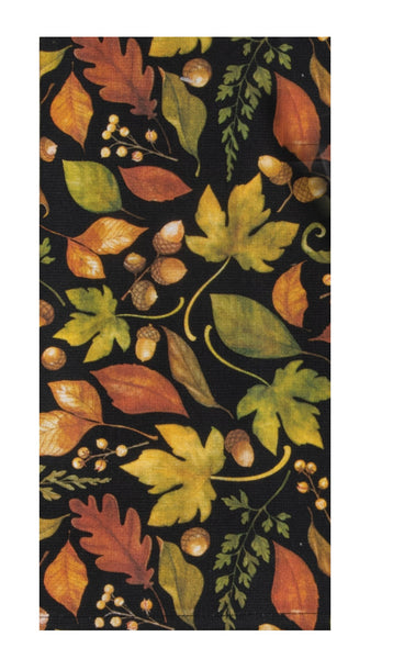 Fall Splendor Leaves & Acorns Towel