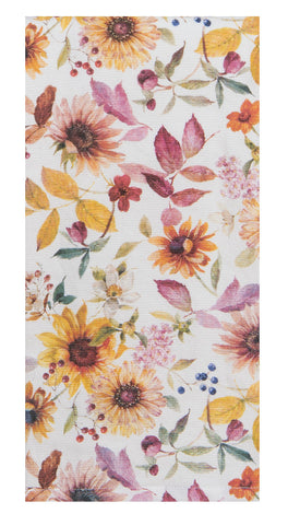 Mulberry Bloom Floral Towel