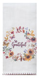 Mulberry Bloom Embroidery Tea Towel