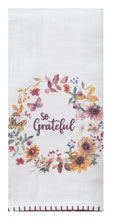 Mulberry Bloom Embroidery Tea Towel