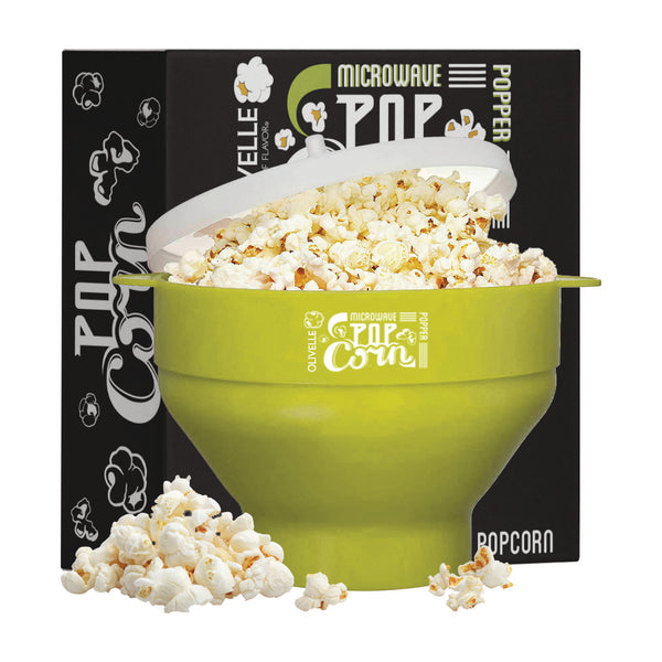 Silicone Microwave Popper-OLIVE