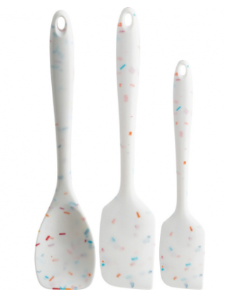 3  piece Spatula Set Confetti