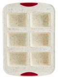 6 Count Mini Loaf Pan - Confetti