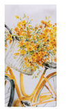 Sweet Home Yellow Bike Towel