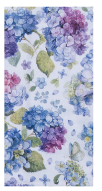 Whispers Of Blue Floral Dish Towel