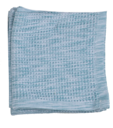 3 Pk Dishcloths Aqua Haze