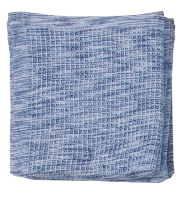 3 Pk Dishcloths True Blue