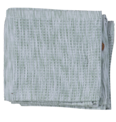 3 Pk Dishcloths Green Tea