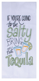 Tequila Embroidered Sack Towel