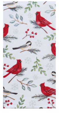 Cardinal Christmas  Towel
