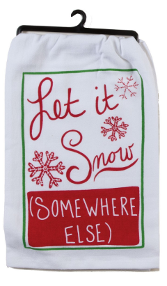 Let It Snow Flour Sack Towel