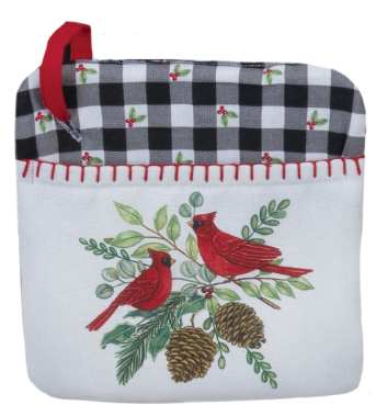 Winter Cardinal Pot Holder