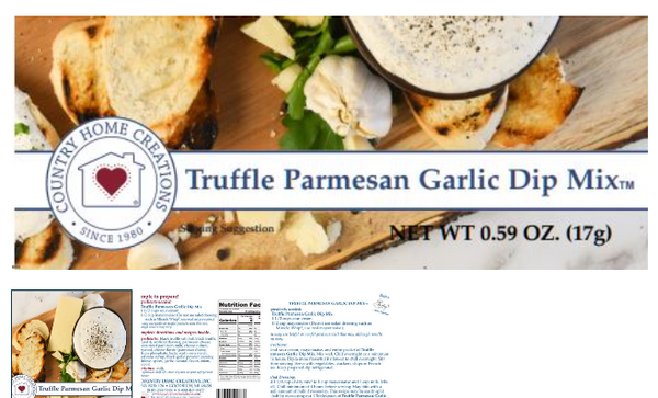 Truffle Parmesan Garlic Dip Mix