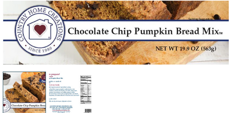 Chocolate Chip Pumpkin Bread Mix