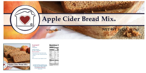 Apple Cider Bread Mix