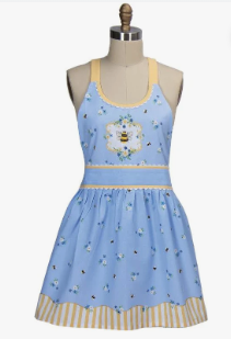 Blue Bee Hostess Apron