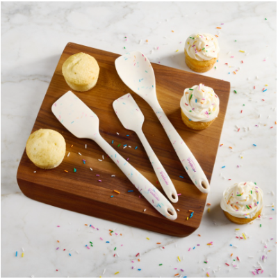 3  piece Spatula Set Confetti