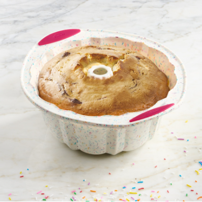 Fluted Cake Pan Confetti