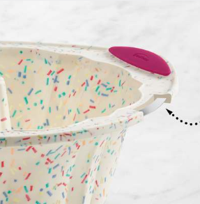 Fluted Cake Pan Confetti