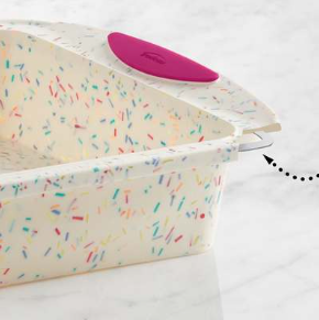 Square 8x8 Cake Pan Confetti