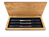 NEW DESIGN - Steak Knife Wood Chest for 5" Steak Knives, Set of 6