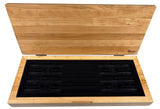NEW DESIGN - Steak Knife Wood Chest for 5" Steak Knives, Set of 6