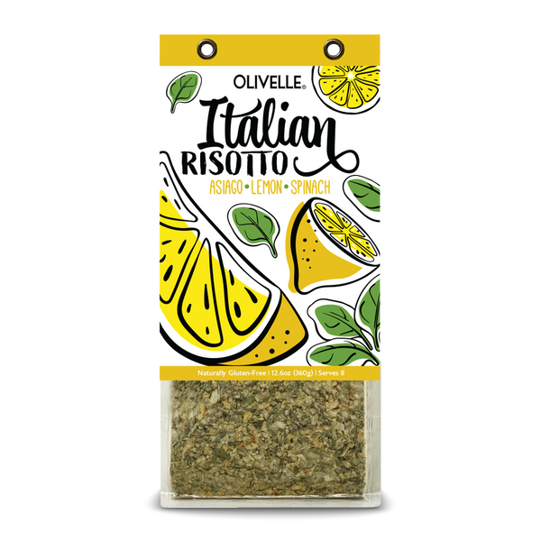 Asiago Lemon Spinach Risotto