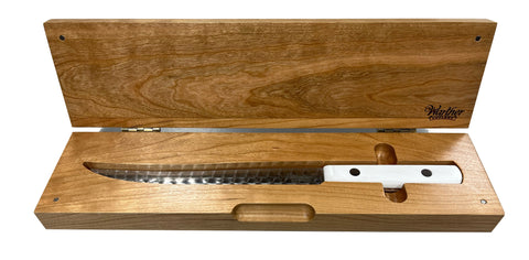 Wedding Cake Knife In A Wood Chest