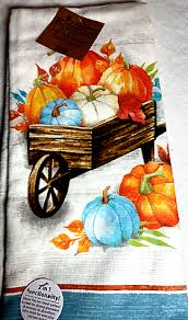 Gourd Embroider Tea Towel