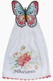 Garden Butterfly Hangups Kitchen Towel