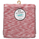 3 Pk Dishcloths Samba Red