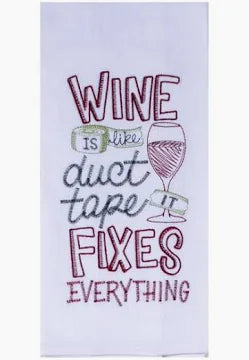 Wine Duct Tape Towel