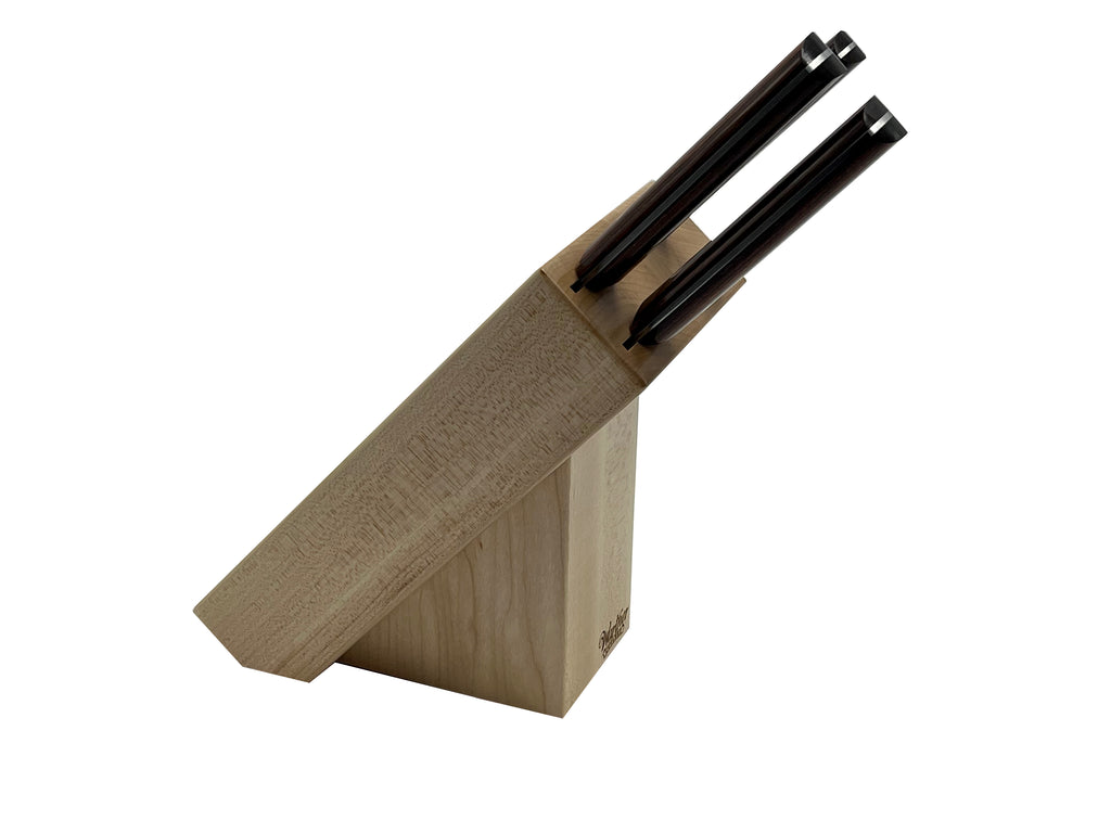 Cutco 5 Slot Wood Knife Block 4 Slots 1 Hole For Sharpening Tool. Fast  Shipping!
