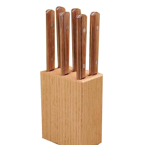 5" Steak Knives In A Counter Block, Set of 6