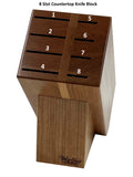 8 Slot Custom Countertop Knife Block