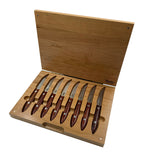 3" Steak Knives In A Wood Chest (Set of 8)