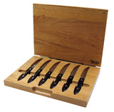 3" Steak Knives In A Wood Chest (Set of 6)
